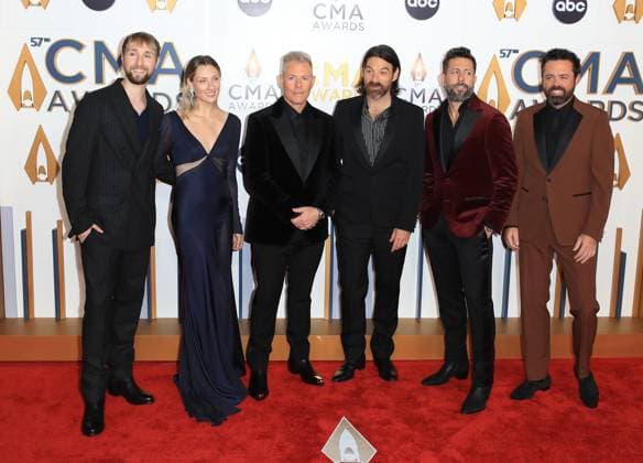 The 2023 CMA Awards at Bridgestone Arena Featuring: Old Dominion Where: Nashville, Tennessee, United States When: 09 Nov 2023 Credit: Judy Eddy Cover Images EDITORIAL USE ONLY. NOT FOR USE BY NEWSPAPERS BASED IN THE UK. Copyright: xJudyxEddyx 53195141