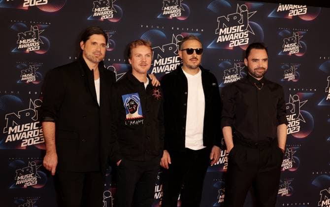 Photocall de la 25eme cÃ rÃ monie des NRJ Music Awards (NMA) au palais des Festivals et des Congres de Cannes Le groupe Kyo au photocall de la 25eme cÃ rÃ monie des NRJ Music Awards (NMA) au palais des Festivals et des Congres de Cannes, France, le 10 novembre 2023. Dominique Jacovides Bestimage Celebs attend the 25th NRJ Music Awards - Red Carpet arrivals at Palais des Festivals in Cannes, France, on November 10, 2023. Cannes France  Copyright: xDOMINIQUExJACOVIDESx xBESTIMAGExDOMINIQUExJACOVIDESx xBESTIMAGEx