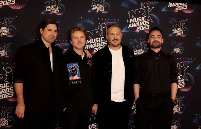 Photocall de la 25eme cÃ rÃ monie des NRJ Music Awards (NMA) au palais des Festivals et des Congres de Cannes Le groupe Kyo au photocall de la 25eme cÃ rÃ monie des NRJ Music Awards (NMA) au palais des Festivals et des Congres de Cannes, France, le 10 novembre 2023. Dominique Jacovides Bestimage Celebs attend the 25th NRJ Music Awards - Red Carpet arrivals at Palais des Festivals in Cannes, France, on November 10, 2023. Cannes France  Copyright: xDOMINIQUExJACOVIDESx xBESTIMAGExDOMINIQUExJACOVIDESx xBESTIMAGEx