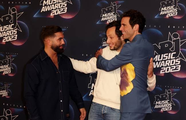 Photocall de la 25eme cÃ rÃ monie des NRJ Music Awards (NMA) au palais des Festivals et des Congres de Cannes Kendji Girac, Vianney, Mika au photocall de la 25eme cÃ rÃ monie des NRJ Music Awards (NMA) au palais des Festivals et des Congres de Cannes, France, le 10 novembre 2023. Dominique Jacovides Bestimage Celebs attend the 25th NRJ Music Awards - Red Carpet arrivals at Palais des Festivals in Cannes, France, on November 10, 2023. Cannes France  Copyright: xDOMINIQUExJACOVIDESx xBESTIMAGExDOMINIQUExJACOVIDESx xBESTIMAGEx