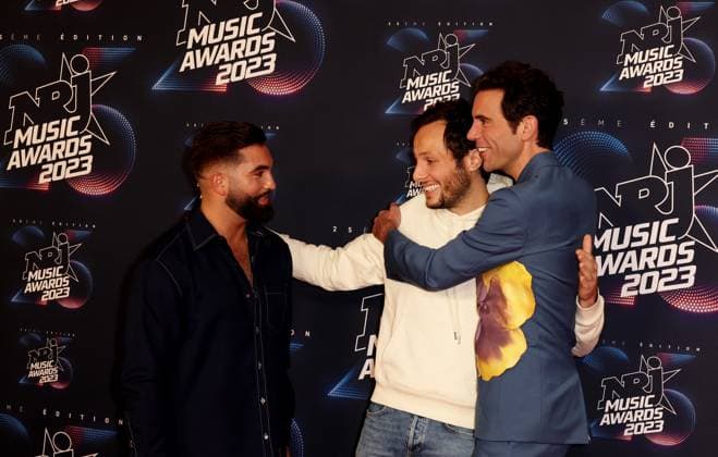 Photocall de la 25eme cÃ rÃ monie des NRJ Music Awards (NMA) au palais des Festivals et des Congres de Cannes Kendji Girac, Vianney, Mika au photocall de la 25eme cÃ rÃ monie des NRJ Music Awards (NMA) au palais des Festivals et des Congres de Cannes, France, le 10 novembre 2023. Dominique Jacovides Bestimage Celebs attend the 25th NRJ Music Awards - Red Carpet arrivals at Palais des Festivals in Cannes, France, on November 10, 2023. Cannes France  Copyright: xDOMINIQUExJACOVIDESx xBESTIMAGExDOMINIQUExJACOVIDESx xBESTIMAGEx