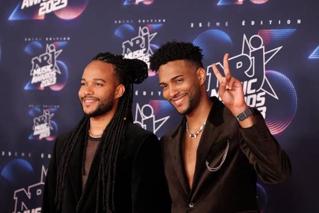 Photocall de la 25eme cÃ rÃ monie des NRJ Music Awards (NMA) au palais des Festivals et des Congres de Cannes Calema (Fradique Mendes Ferreira et Antonio Mendes Ferreira) au photocall de la 25eme cÃ rÃ monie des NRJ Music Awards (NMA) au palais des Festivals et des Congres de Cannes, France, le 10 novembre 2023. Dominique Jacovides Bestimage Celebs attend the 25th NRJ Music Awards - Red Carpet arrivals at Palais des Festivals in Cannes, France, on November 10, 2023. Cannes France  Copyright: xDOMINIQUExJACOVIDESx xBESTIMAGExDOMINIQUExJACOVIDESx xBESTIMAGEx