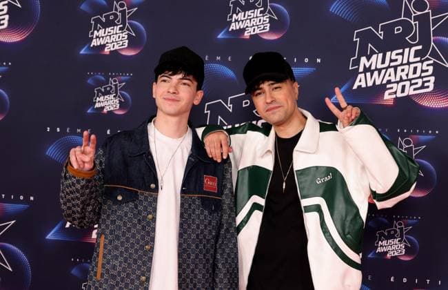 Photocall de la 25eme cÃ rÃ monie des NRJ Music Awards (NMA) au palais des Festivals et des Congres de Cannes Trinix (Josh Chergui et Lois Serre) au photocall de la 25eme cÃ rÃ monie des NRJ Music Awards (NMA) au palais des Festivals et des Congres de Cannes, France, le 10 novembre 2023. Dominique Jacovides Bestimage Celebs attend the 25th NRJ Music Awards - Red Carpet arrivals at Palais des Festivals in Cannes, France, on November 10, 2023. Cannes France  Copyright: xDOMINIQUExJACOVIDESx xBESTIMAGExDOMINIQUExJACOVIDESx xBESTIMAGEx