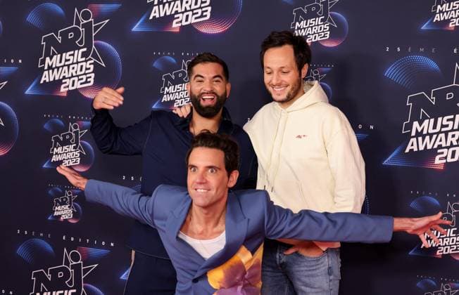 Photocall de la 25eme cÃ rÃ monie des NRJ Music Awards (NMA) au palais des Festivals et des Congres de Cannes Kendji Girac, Vianney et Mika au photocall de la 25eme cÃ rÃ monie des NRJ Music Awards (NMA) au palais des Festivals et des Congres de Cannes, France, le 10 novembre 2023. Dominique Jacovides Bestimage Celebs attend the 25th NRJ Music Awards - Red Carpet arrivals at Palais des Festivals in Cannes, France, on November 10, 2023. Cannes France  Copyright: xDOMINIQUExJACOVIDESx xBESTIMAGExDOMINIQUExJACOVIDESx xBESTIMAGEx