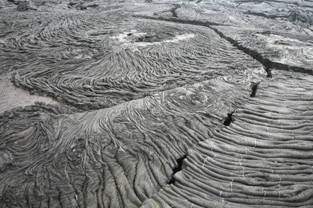 Muster im erstarrten Lavastrom in Bahia Sullivan, Sullivan Bay auf der Insel Santiago, Insel San Salvador, Galapagosinseln Ecuador, Lateinamerika *** Samples at solidified Lava flow in Bahia Sullivan, Sullivan Bay at the Island Santiago, Island San Salvador, Galapagos Islands Ecuador, Latin America Copyright: imageBROKER alimdix xArterrax xMaricaxvanxderxMeer ibltsm09825702.jpg