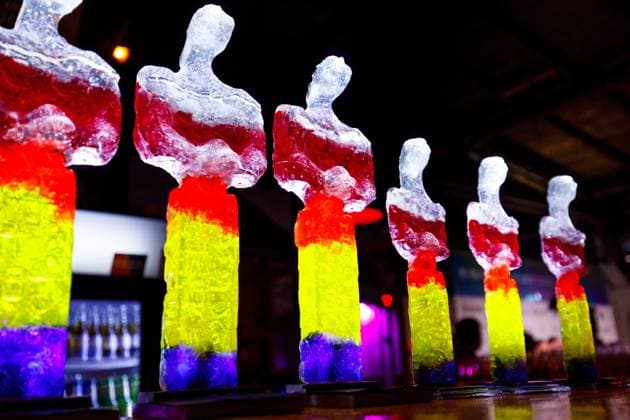 Filmfestival Cottbus 2023 Preisverleihung DEU Deutschland Brandenburg Cottbus, 11.11.2023, Preisverleihung des 33. Filmfestivals Cottbus, Die Filmpreise (Lubina) sind vor der Preisverleihung aufgestellt. Das Festival des osteuropaeischen Films findet bereits zum 33. mal statt, vom 07. bis zum 12. November werden 150 Filme an verschiedenen Spielstaetten in Cottbus gezeigt und in unterschiedlichen Wettbewerbskategorien praemiert. *** Filmfestival Cottbus 2023 Award Ceremony DEU Germany Brandenburg Cottbus, 11 11 2023, Award Ceremony of the 33 Filmfestival Cottbus, The Lubina Film Awards are set up before the award ceremony The festival of Eastern European film is already taking place for the 33rd time, from November 07 to 12, 150 films will b AF_Filmfestival_CB_86406.jpeg