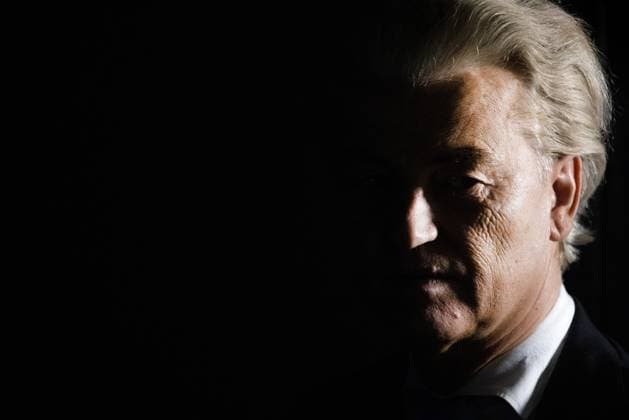 News Themen der Woche KW45 News Bilder des Tages AMSTERDAM - Geert Wilders (PVV) during the sixth edition of the Telegraaf Election Afternoon. The leaders of seven political parties are in the newspaper s editorial office to fill their own page as guest editor-in-chief. ANP RAMON VAN FLYMEN netherlands out - belgium out  Copyright: xx x483683457x originalFilename: 483683457.jpg
