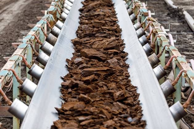 Braunkohletagebau Jaenschwalde DEU Deutschland Brandenburg Jaenschwalde, 10.11.2023, Tagebau Jaenschwalde (LEAG), Kohlefoerderung im lausitzer Revier, Braunkohle liegt auf dem Foerband (Bandanlage) in der Kohlegrube. Der Kohleabbau im Braunkohletagebau Jaenschwalde wird voraussichtlich Ende des Jahres 2023 eingestellt und der Tagebau geschlossen. *** Jaenschwalde opencast lignite mine DEU Germany Brandenburg Jaenschwalde, 10 11 2023, Jaenschwalde opencast mine LEAG , coal mining in the Lausitz coalfield, lignite lies on the conveyor belt conveyor system in the coal pit Coal mining in the Jaenschwalde opencast lignite mine is expected to cease at the end of 2023 and the opencast mine will be closed AF_Tgb_Jaenschwalde_86312.jpeg