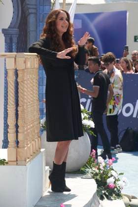 November 13, 2023, Mexico City, Ciudad de Mexico, Mexico: November 12, 2023, Mexico City, Mexico: Lucero attends the blue carpet for Wish by Walt Disney film premiere at Cinepolis Plaza Universidad. on November 12, 2023 in Mexico City, Mexico. Mexico City Mexico - ZUMAe321 20231113_zea_e321_065 Copyright: xJaimexNogales xEyepixxGroupx