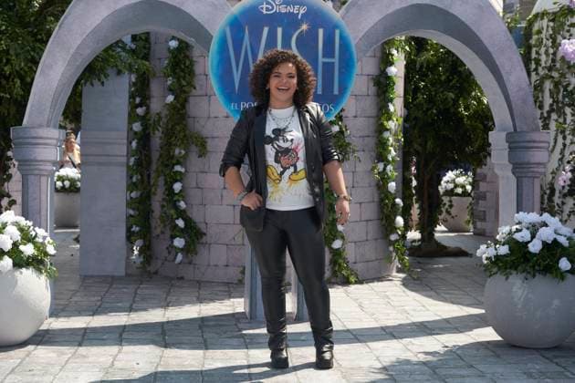 November 13, 2023, Mexico City, Ciudad de Mexico, Mexico: November 12, 2023, Mexico City, Mexico: Lucero Mijares Hogaza attend the blue carpet for Wish by Walt Disney film premiere at Cinepolis Plaza Universidad. on November 12, 2023 in Mexico City, Mexico. Mexico City Mexico - ZUMAe321 20231113_zea_e321_076 Copyright: xJaimexNogales xEyepixxGroupx