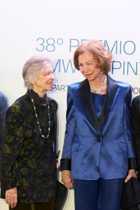 13-11-2023 Madrid Queen Sofia and Princess Irene of Greece and Margarita Saxe-Coburg-Gotha attend the 38th edition of the BMW painting prize concert at the royal theatre in Madrid. No Spain Â  Copyright: xPPEx