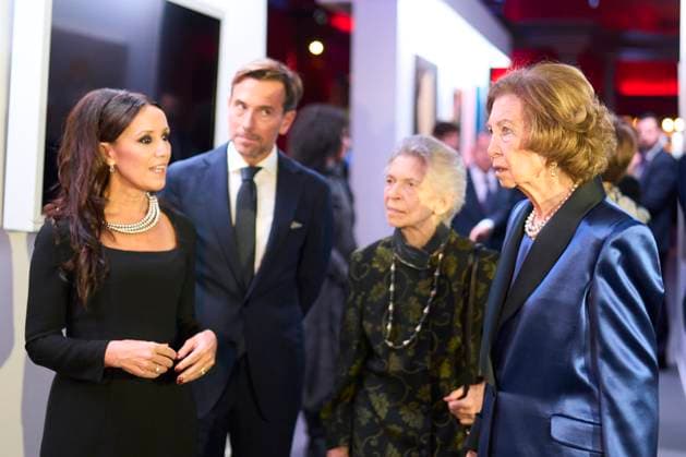 13-11-2023 Madrid Queen Sofia and Princess Irene of Greece attend the 38th edition of the BMW painting prize concert at the royal theatre in Madrid. No Spain Â  Copyright: xPPEx