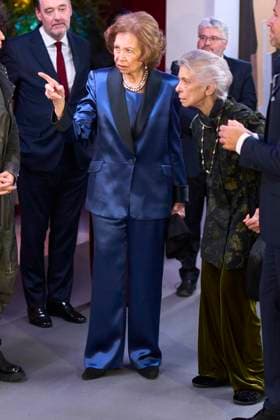 13-11-2023 Madrid Queen Sofia and Princess Irene of Greece attend the 38th edition of the BMW painting prize concert at the royal theatre in Madrid. No Spain Â  Copyright: xPPEx