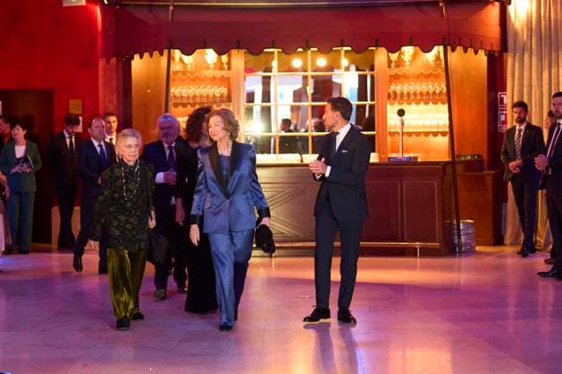13-11-2023 Madrid Queen Sofia and Princess Irene of Greece and Margarita Saxe-Coburg-Gotha attend the 38th edition of the BMW painting prize concert at the royal theatre in Madrid. No Spain Â  Copyright: xPPEx
