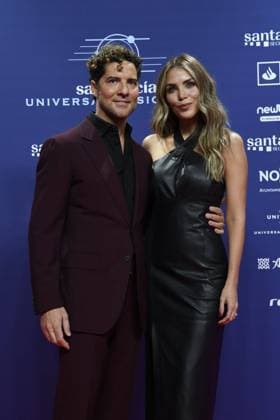 David Bisbal and Rosanna Zanetti at photocall for Universal Music Week 2023 in Sevilla on Monday, 13 November 202 Cordon Press