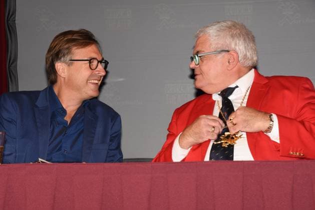 Thomas Lindsmayer German Theater Managing Director Guenther Grauer Narrhalla President Munich 14 11 2023 German Theater Narrhalla Karl Valentin Award Winner 2024 Performance Munich