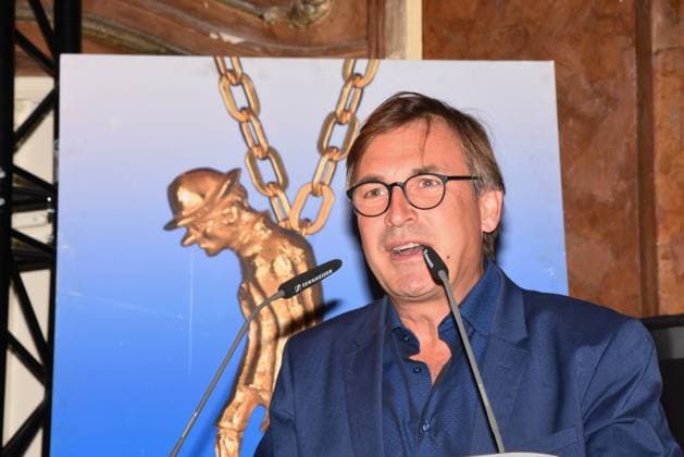 Thomas Lindsmayer German Theater Managing Director Munich 14 11 2023 German Theater Narrhalla Karl Valentin Award Winner 2024 Performance Munich