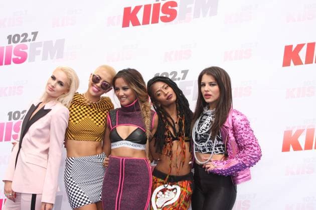 at the 2014 Wango Tango, Stub Hub Center, Carson, CA 05-10-14 Lauren Bennett, Paula Van Oppen, Emmalyn Estrada, Simone Battle, Natasha Slayton, G.R.L. at the 2014 Wango Tango, Stub Hub Center, Carson, CA 05-10-14 David Edwards DailyCeleb Carson Calif United States EDITORIAL USE ONLY Copyright: xx DavidxEdwardsx icphotos559576