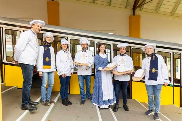 Stollen inspectors award quality seal for Dresden Christmas Stollen Around 100 bakeries and confectioners from Dresden and the surrounding area have to undergo a stollen inspection every year According t