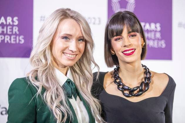 Influencer Leni s Scents with influencer Angelina Patchouli DUFTSTARS 2023 German Perfume Award Presentation of the German Perfume Award DUFTSTARS by the Fragrance Foundation on 16 11 2023, Rheinterrassen, Duesseldorf