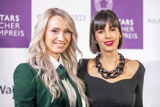Influencer Leni s Scents with influencer Angelina Patchouli DUFTSTARS 2023 German Perfume Award Presentation of the German Perfume Award DUFTSTARS by the Fragrance Foundation on 16 11 2023, Rheinterrassen, Duesseldorf