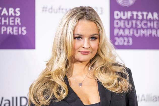 Presenter Nele Ludowig DUFTSTARS 2023 German Perfume Award Presentation of the German Perfume Award DUFTSTARS by the Fragrance Foundation on 16 11 2023, Rheinterrassen, Duesseldorf