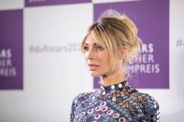 Presenter Annika Gassner DUFTSTARS 2023 German Perfume Award Presentation of the German Perfume Award DUFTSTARS by the Fragrance Foundation on 16 11 2023, Rheinterrassen, Duesseldorf