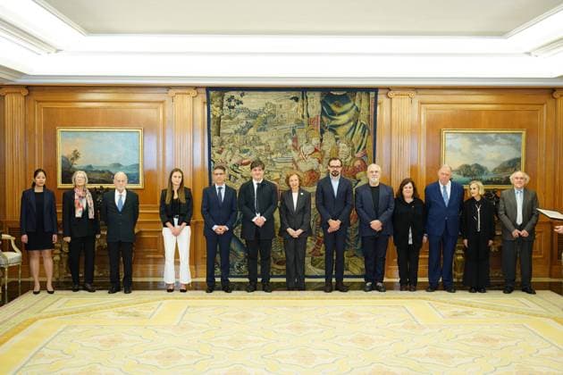 Spanish Queen Sofia during the awards ceremony of musical composition in Madrid 17 November 2023 Cordon Press