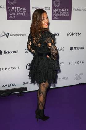 Nina Moghaddam at the presentation of the German Perfume Award Duftstars 2023 at the Rheinterrasse Düsseldorf Düsseldorf, 16 11 2023 Foto:xT.xSchröerx xFuturexImagex duftstars_3148