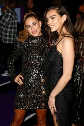 Jessica Haller and Lili Paul Roncalli at the presentation of the German Perfume Award Duftstars 2023 at the Rheinterrasse Düsseldorf Düsseldorf, 16 11 2023 Foto:xT.xSchröerx xFuturexImagex duftstars_3197