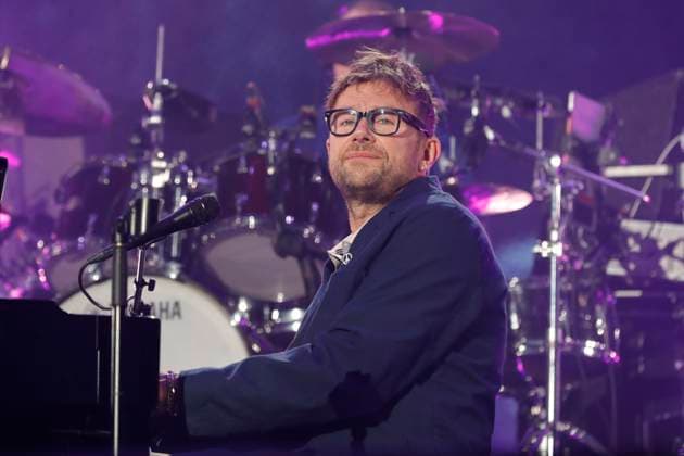 November 19, 2023, Mexico City, Ciudad de Mexico, Mexico: November 18,2023, Mexico City, Mexico: Damon Albarn, lead of British band Blur performs on stage during the day two of the Corona Capital 2023 Music Festival at Autodromo Hermanos Rodriguez. on November 18, 2023 in Mexico City, Mexico. Mexico City Mexico - ZUMAe321 20231119_zea_e321_043 Copyright: xEssenexHernandez xEyepixxGroupx