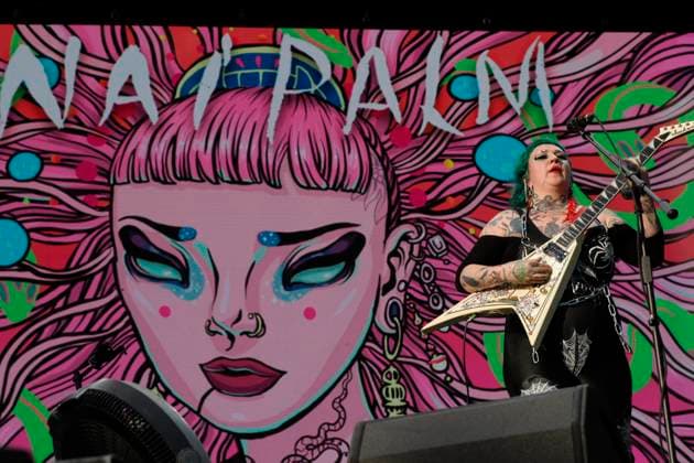 Corona Capital 2023 Music Festival - Day 3 November 19,2023, Mexico City, Mexico: Australian singer Naomi Saalfield, known as Nai Palm performs on stage during the day three of the Corona Capital 2023 Music Festival at Autodromo Hermanos Rodriguez. on November 19, 2023 in Mexico City, Mexico. (Photo By Essene Hernandez Eyepix Group) Copyright: xEssenexHernandez xEyepixxGroupx EH_19112023_105085