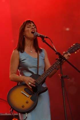 Corona Capital 2023 Music Festival - Day 3 November 19,2023, Mexico City, Mexico: Canadian singer Leslie Feist performs on stage during the day three of the Corona Capital 2023 Music Festival at Autodromo Hermanos Rodriguez. on November 19, 2023 in Mexico City, Mexico. (Photo By Essene Hernandez Eyepix Group) Copyright: xEssenexHernandez xEyepixxGroupx image00002