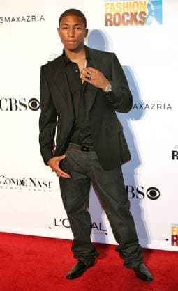 2005 Fashion Rocks 08 September 2005 - Radio City Music Hall, NYC - Pharrell Williams at 2005 Fashion Rocks. Photo Credit Jackson Lee Admedia New York City New York United States EDITORIAL USE ONLY  Copyright: xJacksonxLee AdMediax JacksonxLeex admphotos004145
