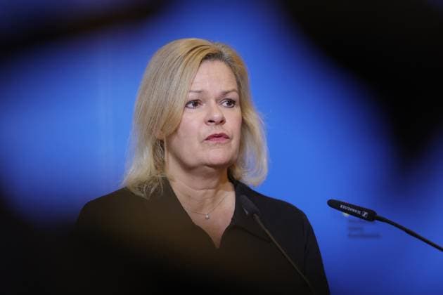 Nancy Faeser, Bundesministerin des Innern und für Heimat, Deutschland, Berlin, Fachtagung der Deutschen Islam Konferenz 2023 am 21. 22. November: Sozialer Frieden und demokratischer Zusammenhalt: Bekämpfung von Antisemitismus und Muslimfeindlichkeit in Zeiten gesellschaftlicher Spaltung *** Nancy Faeser, Federal Minister of the Interior and for Home Affairs, Germany, Berlin, Symposium of the German Islam Conference 2023 on November 21 22 Social peace and democratic cohesion Combating anti-Semitism and hostility towards Muslims in times of social division