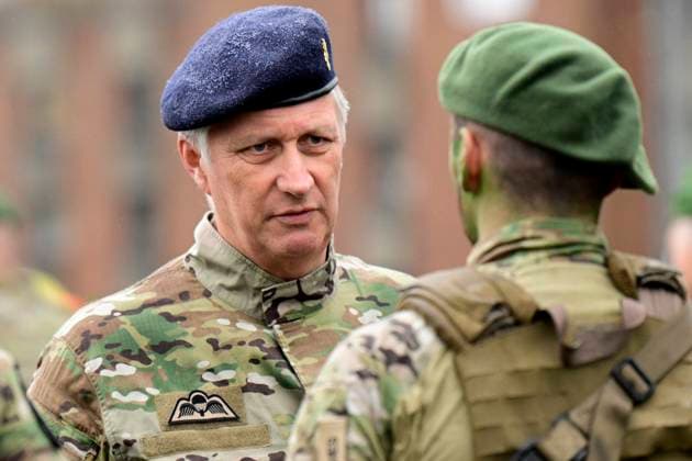 Entertainment Themen der Woche KW47 Entertainment Bilder des Tages King Philippe Visits the King Albert Military Camp MARCHE-EN-FAMENNE, BELGIUM - NOVEMBER 21 His Majesty King Philippe visits the King Albert military camp in Marche-en-Famenne, as part of his traditional working visits to the activities of the Ministry of Defence The King meets military personnel and civilians in training, on November 21, 2023 in Marche-en-Famenne, Belgium, 21 11 2023 Marche-en-Famenne Belgium  Copyright: xPhilipxReynaersx