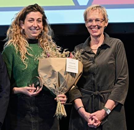 Presentation of the Federal Anti-Poverty Prize 2023 BRUSSELS, BELGIUM - NOVEMBER 21 : Anouk Vandenhoeke ( t Hope) pictured during the presentation of the Federal Anti-Poverty Prize 2023 (15th edition) in the presence of Karine Lalieux (PS), Minister of Pensions and Social Integration, in charge of Persons with Disabilities, Combating Poverty and Beliris of the Federal government on November 21, 2023 in Brussels, Belgium, 21 11 2023 Brussels Belgium  Copyright: xDidierxLebrunx