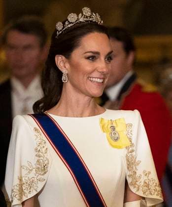 Entertainment Themen der Woche KW47 . 21 11 2023. London, United Kingdom. Kate Middleton, the Princess of Wales, at a State Banquet for the President and First Lady of South Korea at Buckingham Palace in London on the first day of their State Visit to the United Kingdom. Picture by Stephen Lock i-Images.  xStephenxLockx xi-Imagesx IIM-24819-0096