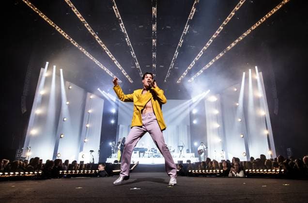 Bilder des Jahres 2023, Entertainment 11 November Entertainment Themen der Woche KW47 Entertainment Bilder des Tages AMSTERDAM - Son Mieux during a concert in AFAS Live. These are the biggest concerts of the band s career to date. ANP EVA PLEVIER netherlands out - belgium out  Copyright: xx x484549716x originalFilename: 484549716.jpg