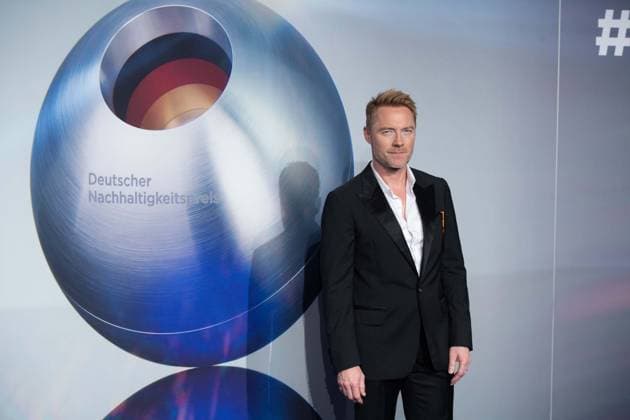 Ronan KEATING, singer, musician, red carpet, red carpet show, arrival, German Sustainability Award ceremony in Duesseldorf on 23 11 2023