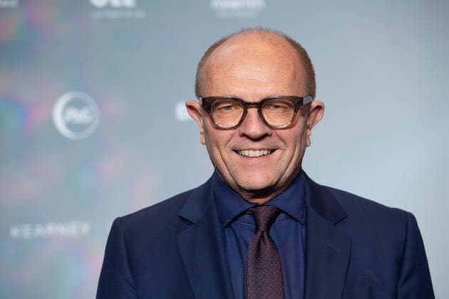 Stefan SCHULZE HAUSMANN, Chairman of the Board of the German Sustainability Award Foundation Red carpet, red carpet show, arrival, German Sustainability Award ceremony in Duesseldorf on 23 11 2023