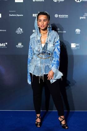 Domitilia BARROS, Miss Germany 2022, Red Carpet, Red Carpet Show, Arrival, German Sustainability Award Ceremony in Duesseldorf on 23 11 2023