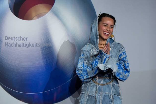 Domitilia BARROS, Miss Germany 2022, Red Carpet, Red Carpet Show, Arrival, German Sustainability Award Ceremony in Duesseldorf on 23 11 2023