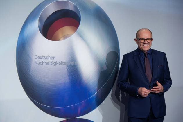 Stefan SCHULZE HAUSMANN, Chairman of the Board of the German Sustainability Award Foundation Red carpet, red carpet show, arrival, German Sustainability Award ceremony in Duesseldorf on 23 11 2023