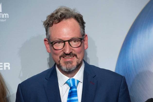 Eckart von HIRSCHHAUSEN, Presenter, Red Carpet, Red Carpet Show, Arrival, German Sustainability Award Ceremony in Duesseldorf on 23 11 2023