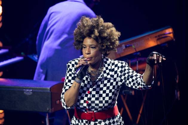 Singer Macy GRAY singing, song, concert, German Sustainability Award ceremony in Duesseldorf on 23 11 2023