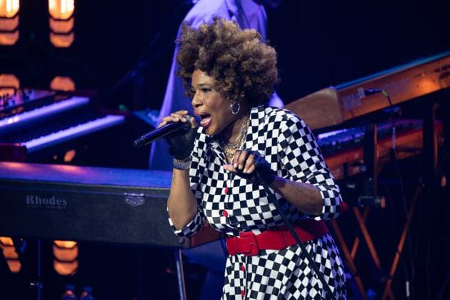 Singer Macy GRAY singing, song, concert, German Sustainability Award ceremony in Duesseldorf on 23 11 2023