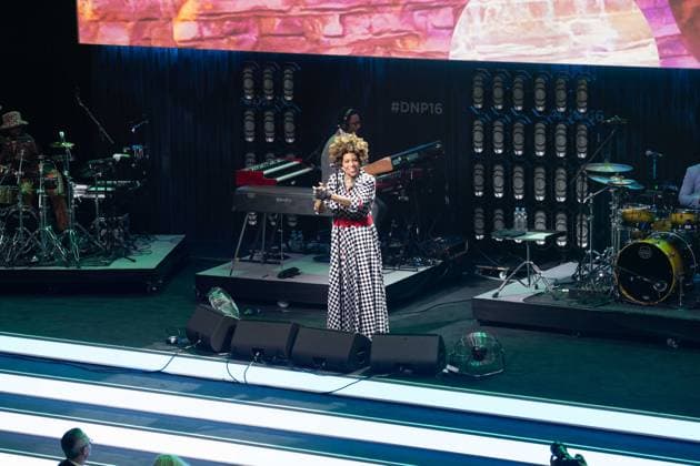 Singer Macy GRAY singing, song, concert, German Sustainability Award ceremony in Duesseldorf on 23 11 2023