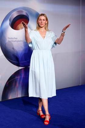 Actress Andrea Gerhard at the 16th German Sustainability Award 2023 at the Maritim Hotel Düsseldorf For the 16th time, pioneers of sustainability will be honored together with the Federal Government and other partners at the Martim Hotel in Düsseldorf The winners of the competitions for companies, Copyright: xChristophxHardtx