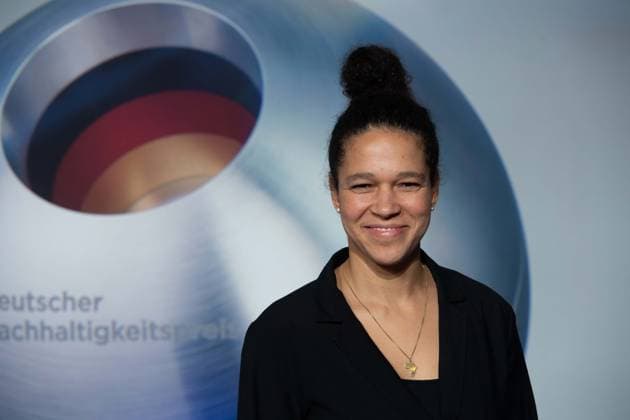 Celia SASIC, former soccer player, Red Carpet, Red Carpet Show, Arrival, German Sustainability Award Ceremony in Duesseldorf on 24 11 2023